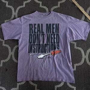 Vintage Home Improvement Real Men Dont Need Instructions Promo TV Show T Shirt